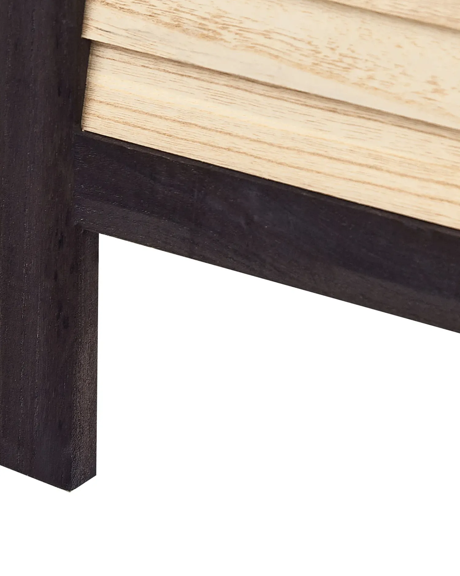 Beliani Divisorio per ambienti a 4 pannelli BRENNERBAD Marrone/Nero 164 cm 170 cm Marrone Nero