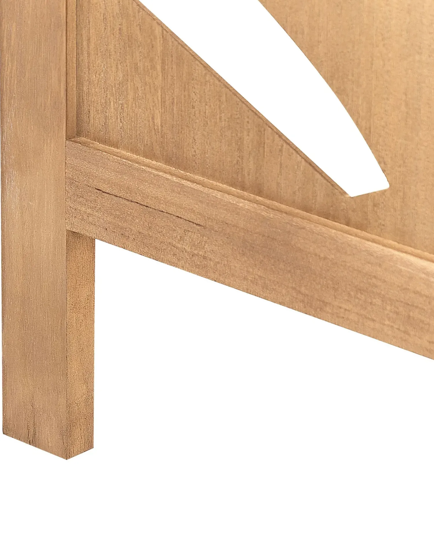 Clearance Beliani Divisorio per ambienti a 3 pannelli VERNAGO chiaro 122 cm 170 cm Marrone