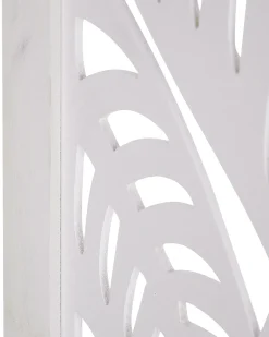 Hot Beliani Divisorio per ambienti a 3 pannelli MELAGO 122 cm 170 cm Bianco