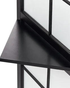 Outlet Beliani Divisorio per ambienti a 4 pannelli GOMAGOI 120 cm 170 cm Nero