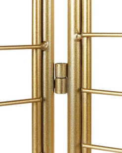 Best Beliani Divisorio per ambienti a 3 pannelli NOALE 135 cm 170 cm Oro