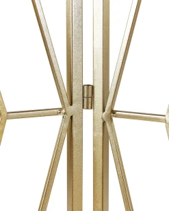 Online Beliani Divisorio per ambienti a 3 pannelli ASOLO 117 cm 170 cm Oro
