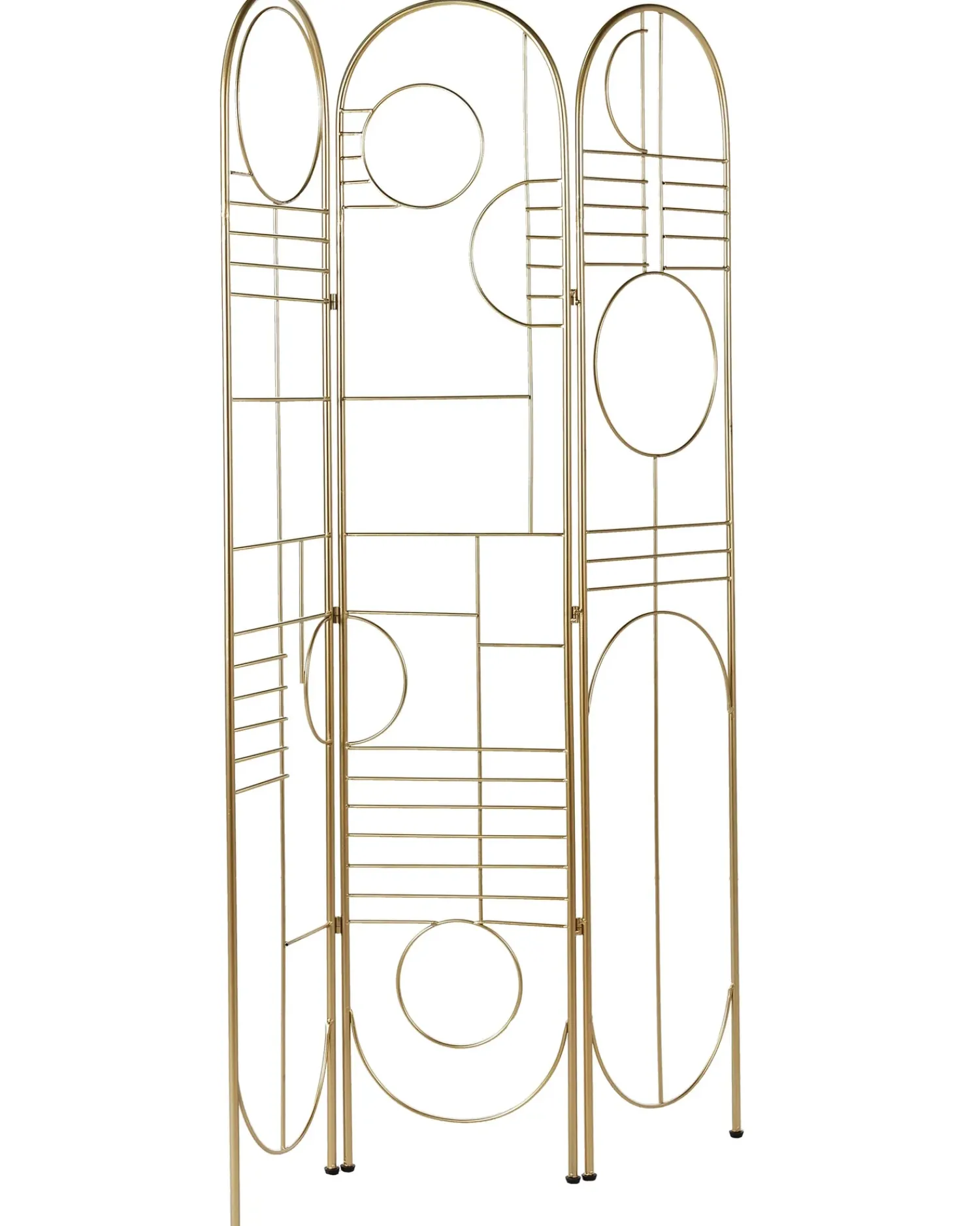Sale Beliani Divisorio per ambienti a 3 pannelli TURANIA 100 cm 170 cm Oro