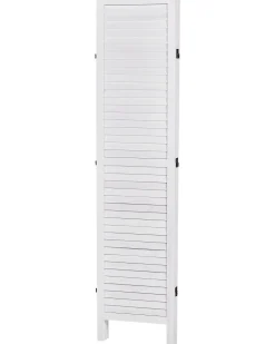 Sale Beliani Divisorio per ambienti a 4 pannelli AVENES sporco 163 cm 170 cm Bianco