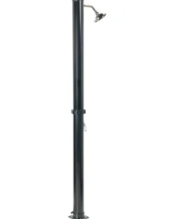 Best Beliani Doccia solare da esterno ELQUI Argento Argento Nero