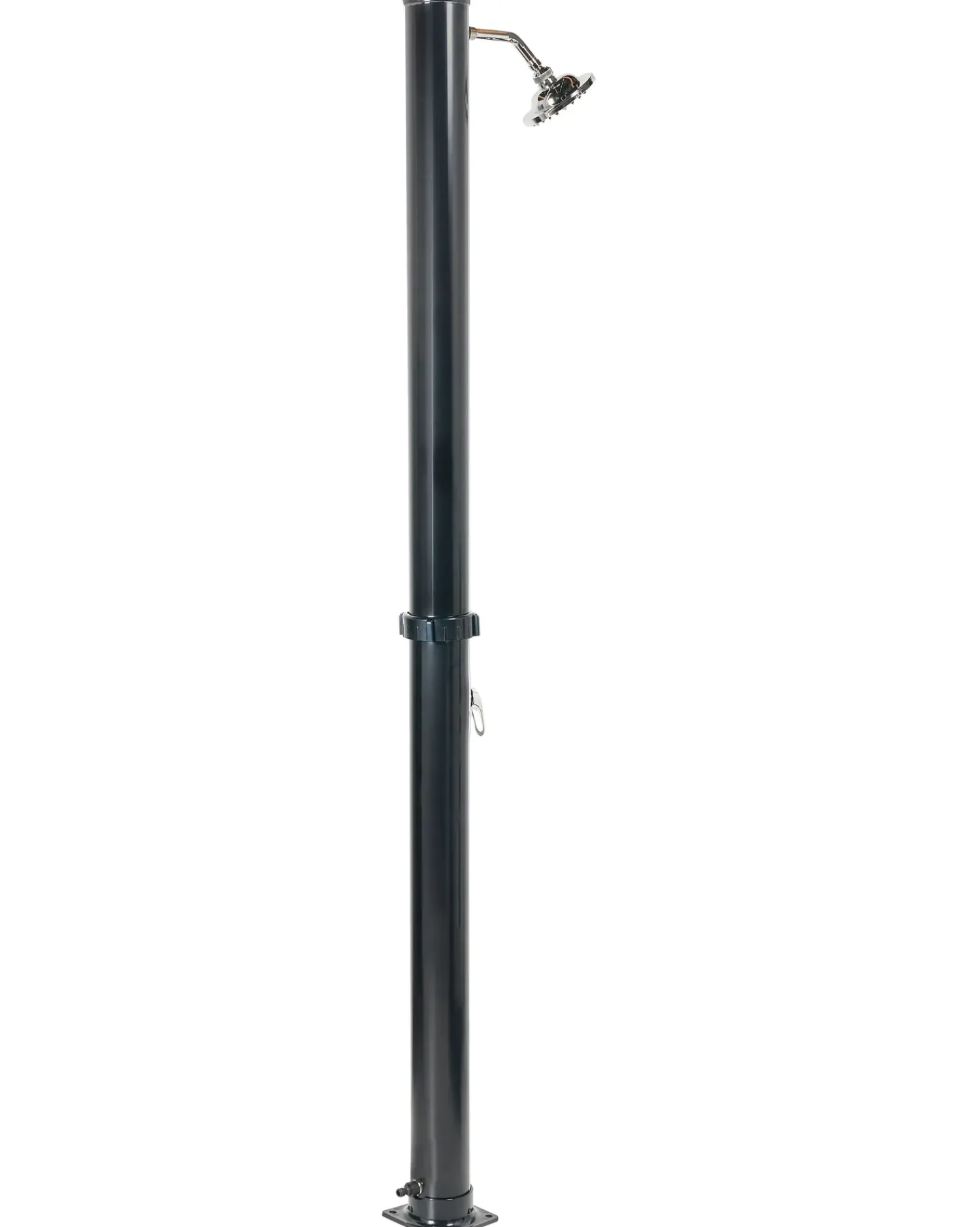 Best Beliani Doccia solare da esterno ELQUI Argento Argento Nero