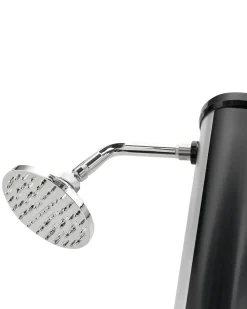 Best Beliani Doccia solare da esterno ELQUI Argento Argento Nero