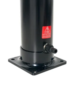 Best Beliani Doccia solare da esterno ELQUI Argento Argento Nero