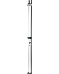 Best Beliani Doccia solare da esterno ELQUI Argento Argento Nero