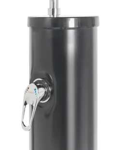 Clearance Beliani Doccia solare da esterno JUANILLO Nero Argento Nero