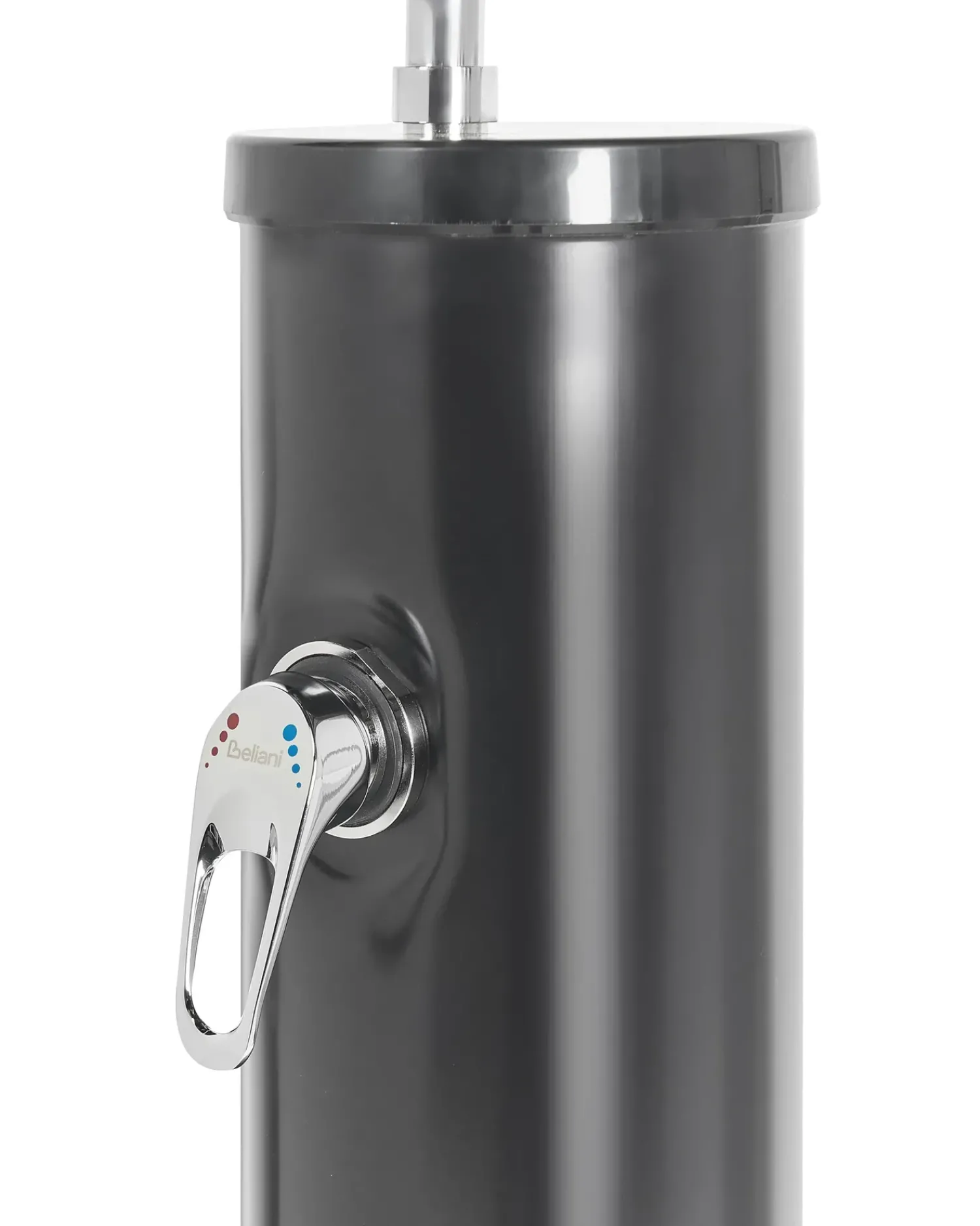 Clearance Beliani Doccia solare da esterno JUANILLO Nero Argento Nero