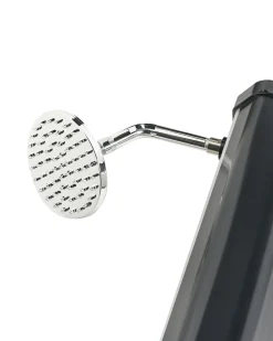 Outlet Beliani Doccia solare da esterno TOPOCALMA Argento Argento Nero
