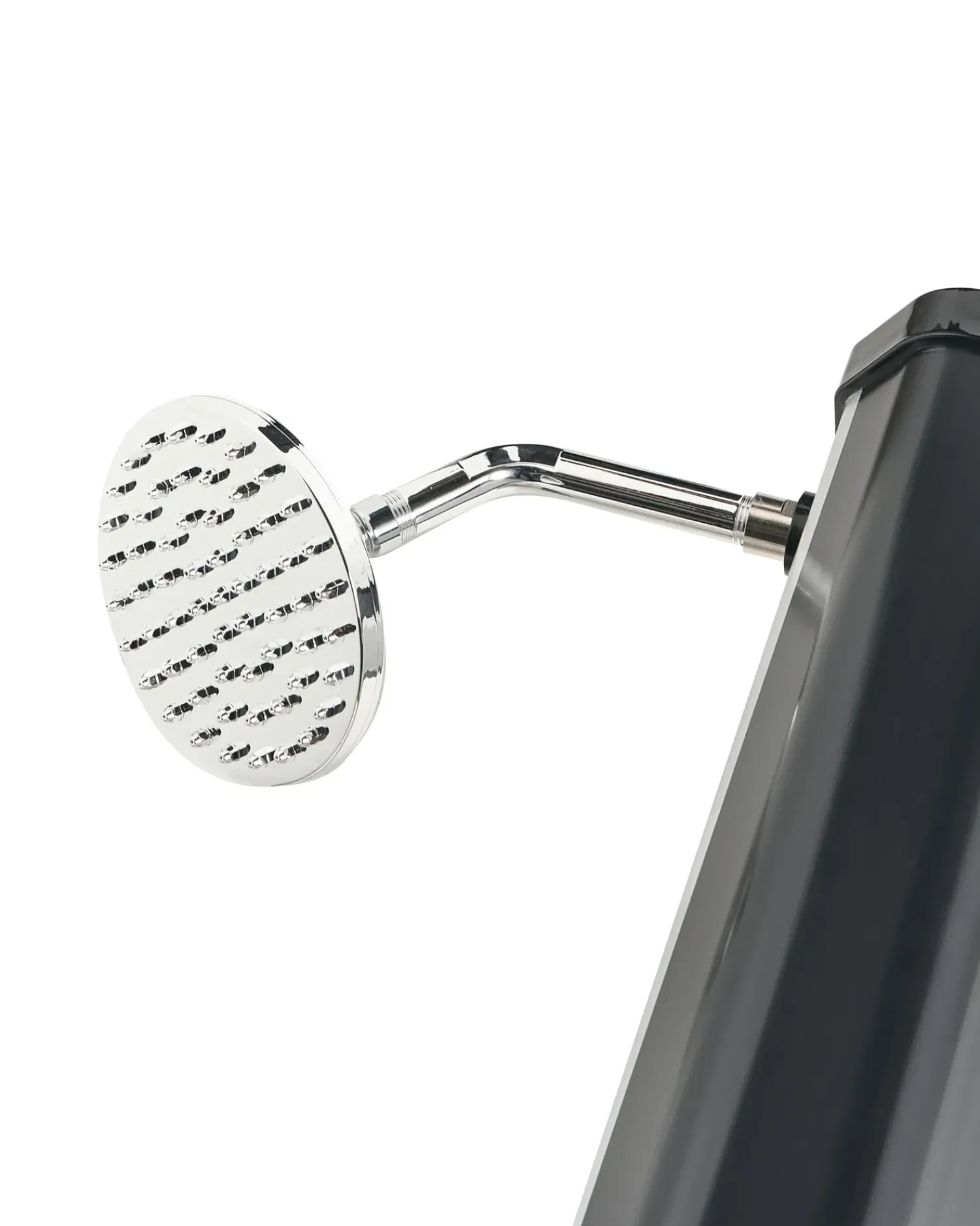 Outlet Beliani Doccia solare da esterno TOPOCALMA Argento Argento Nero