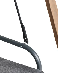 Discount Beliani Dondolo da giardino BONAGIA Metallo Grigio Marrone Grigio