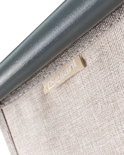 Outlet Beliani Dondolo da giardino BONAGIA Metallo Beige Beige Grigio Marrone