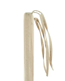 Beliani Dondolo da giardino CAVIOLA Legno di abete Marrone scuro Beige Marrone