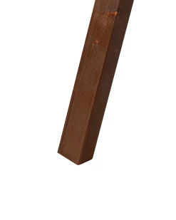 Beliani Dondolo da giardino CAVIOLA Legno di abete Marrone scuro Beige Marrone