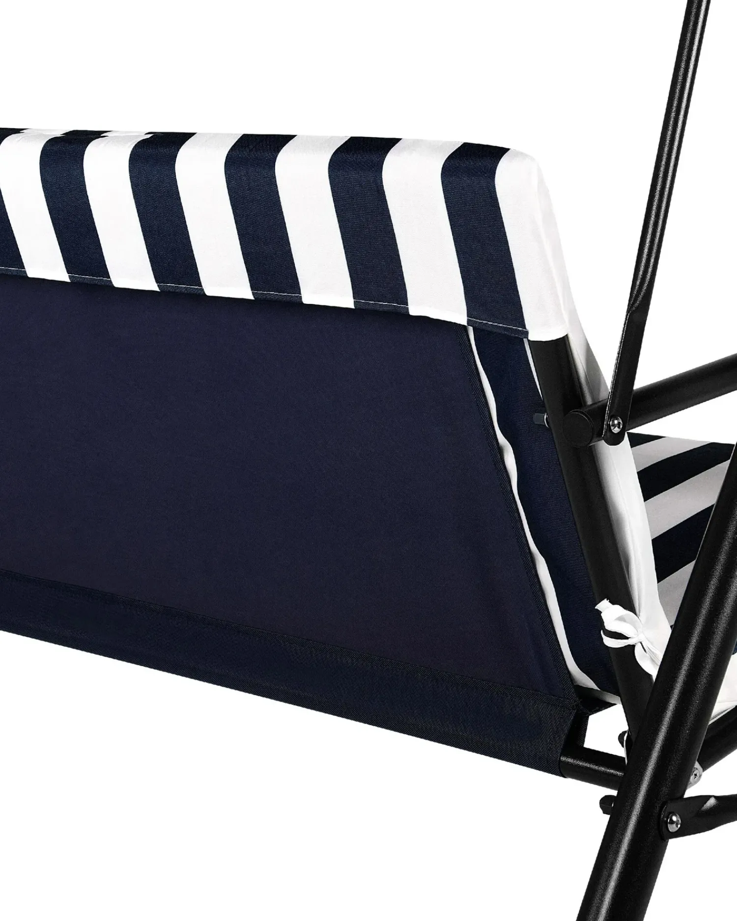 Online Beliani Dondolo da giardino CHAPLIN Metallo Blu scuro Bianco Blu