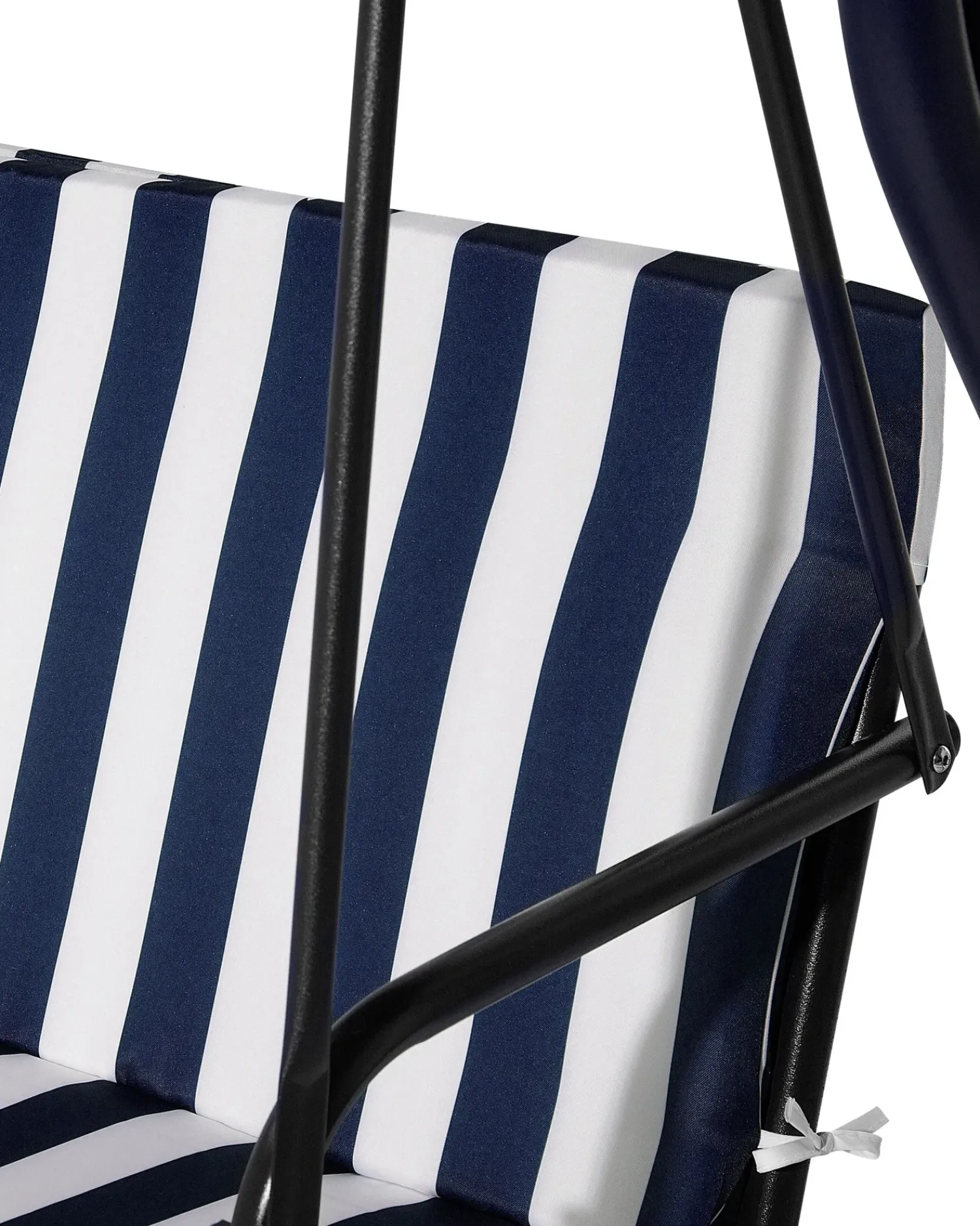 Online Beliani Dondolo da giardino CHAPLIN Metallo Blu scuro Bianco Blu