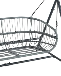 Discount Beliani Dondolo da giardino FIASTRA Metallo chiaro Grigio