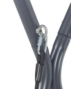 Sale Beliani Dondolo da giardino FIASTRA Metallo scuro Grigio