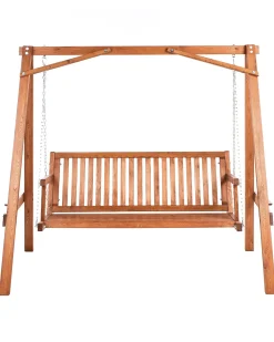 Online Beliani Dondolo da giardino FICARELLA Legno di larice Marrone