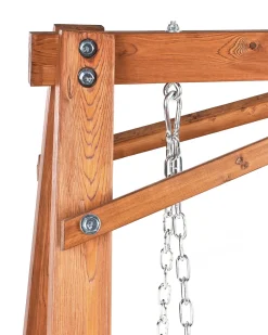 Online Beliani Dondolo da giardino FICARELLA Legno di larice Marrone