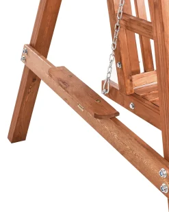 Online Beliani Dondolo da giardino FICARELLA Legno di larice Marrone