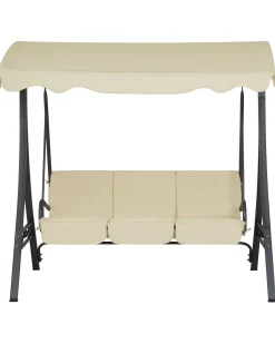 Online Beliani Dondolo da giardino GARBO Metallo Beige