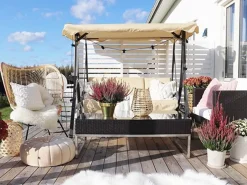 Online Beliani Dondolo da giardino GARBO Metallo Beige