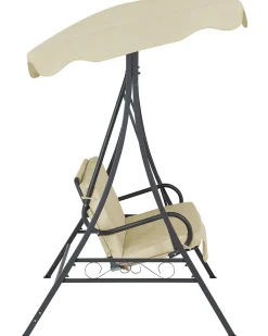 Online Beliani Dondolo da giardino GARBO Metallo Beige