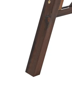 Discount Beliani Dondolo da giardino SENARICA Legno di abete Marrone scuro Marrone Oro