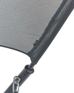 Outlet Beliani Dondolo da giardino SOLAGNA Metallo scuro Grigio