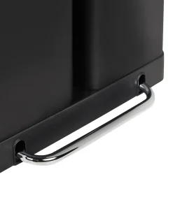 Online Beliani Doppio cestino per i rifiuti 60 L ECOSORT Metallo Nero