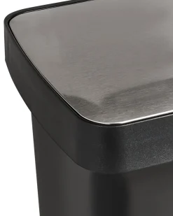 Online Beliani Doppio cestino per i rifiuti 60 L ECOSORT Metallo Nero