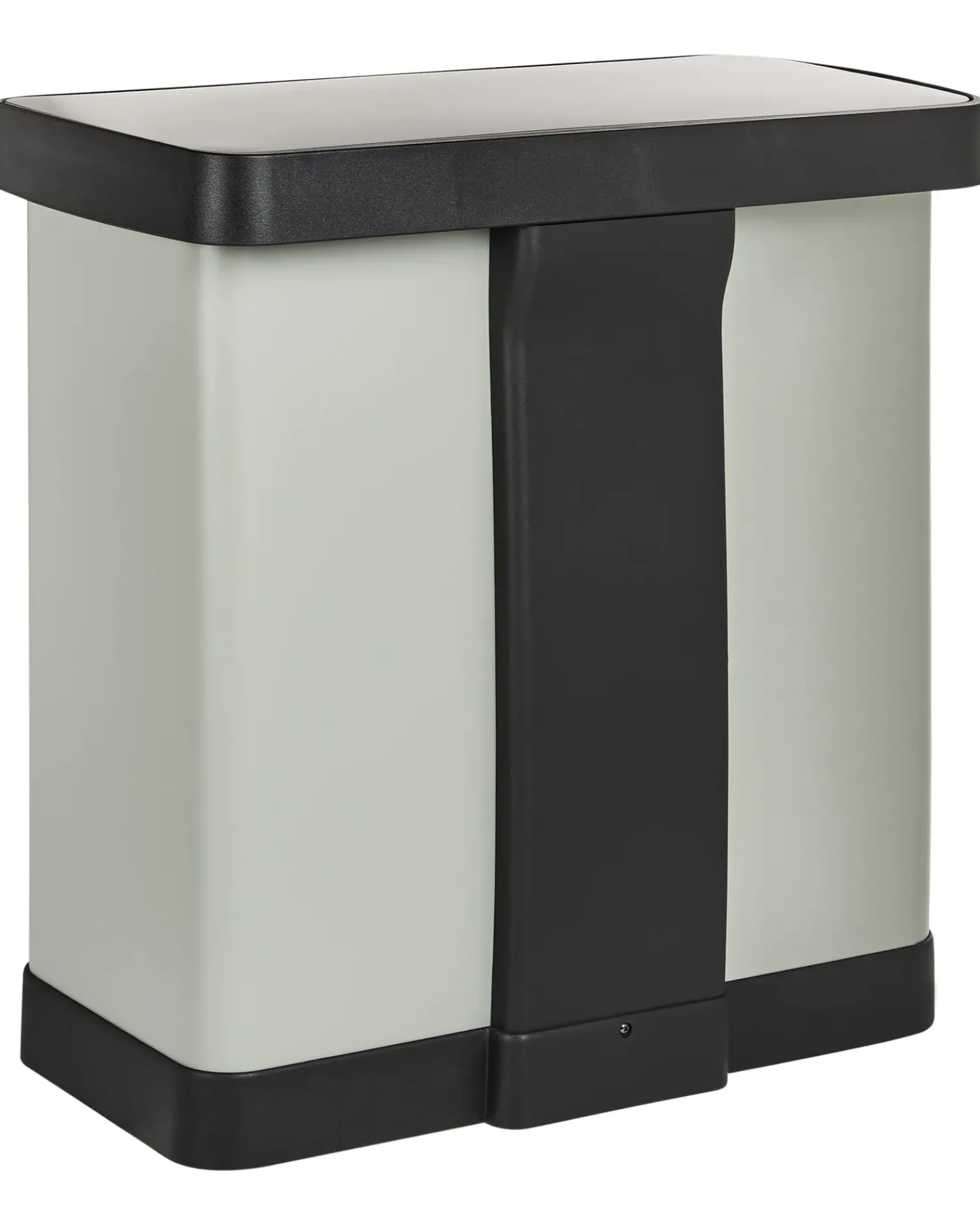 Discount Beliani Doppio cestino per i rifiuti 60 L ECOSORT Metallo Verde chiaro Verde Nero