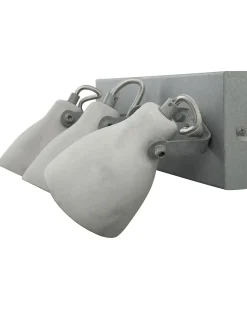 Discount Beliani Faretto a 3 luci MISTAGO Regolabile Cemento Grigio