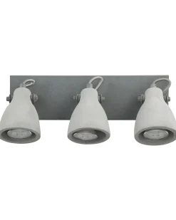 Discount Beliani Faretto a 3 luci MISTAGO Regolabile Cemento Grigio