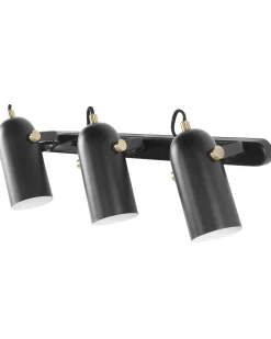 Hot Beliani TYRIA Regolabile Metallo Nero Bianco Oro Nero