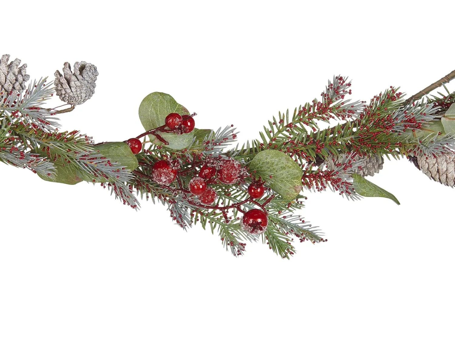 Online Beliani Festone di Natale IRUN 150 cm Rosso Rosso Verde