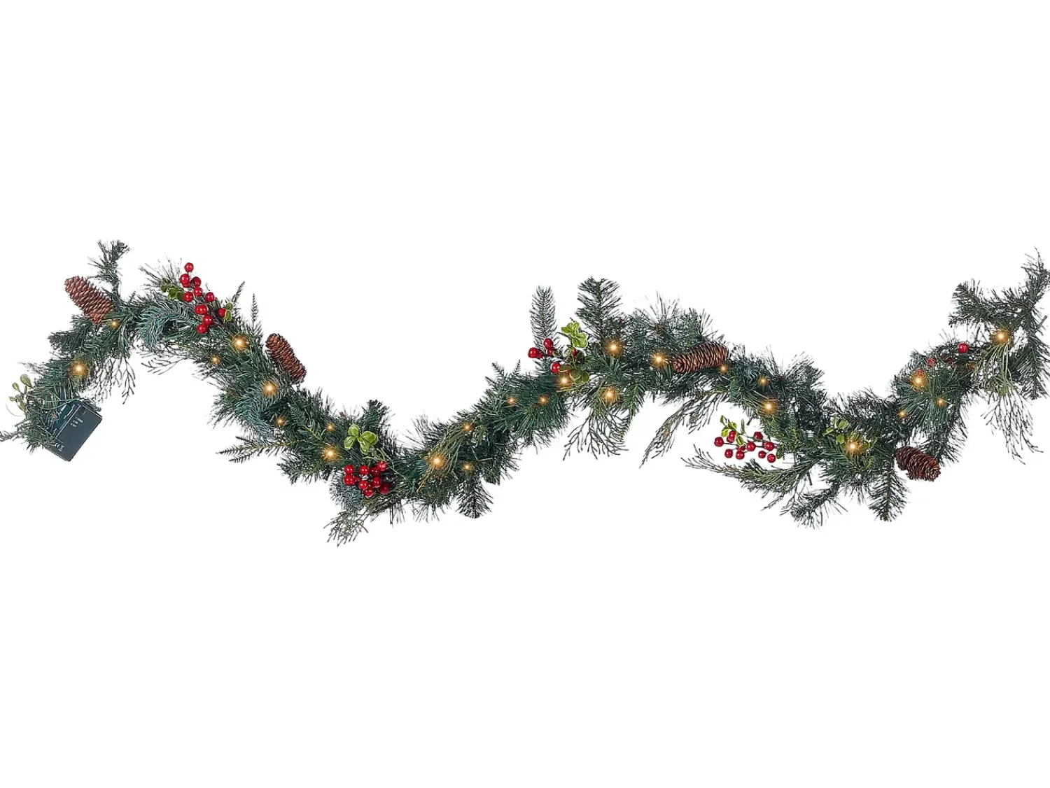 Sale Beliani Festone di Natale LED ELBRUS Verde