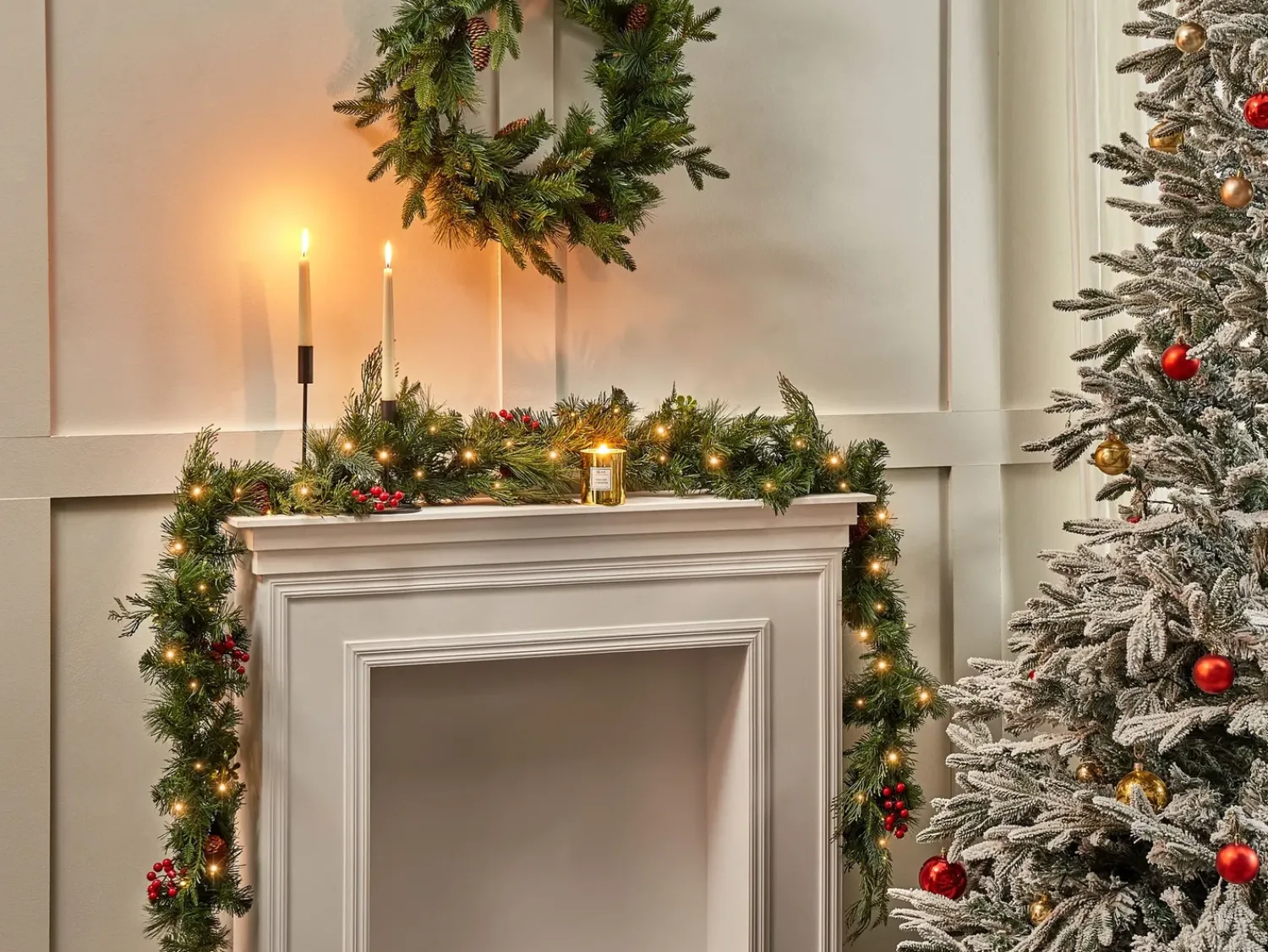 Best Beliani Festone di Natale LED ELBRUS Verde