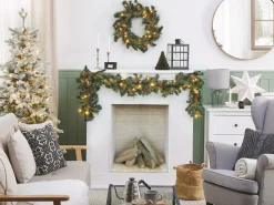 Discount Beliani Festone di Natale LED TENALA Verde