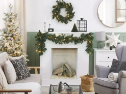 Discount Beliani Festone di Natale LED TENALA Verde