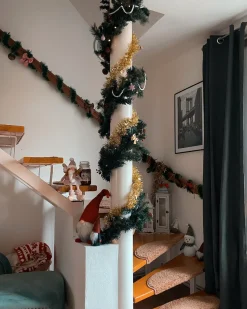Discount Beliani Festone di Natale LED TENALA Verde
