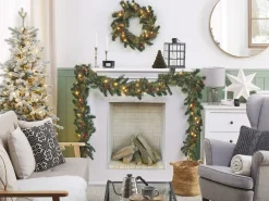 Sale Beliani Festone di Natale LED TENALA Verde
