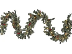 Sale Beliani Festone di Natale LED TENALA Verde