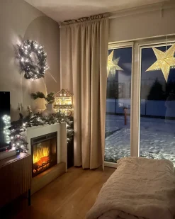Hot Beliani Festone di Natale LED WAPTA Verde Bianco Verde