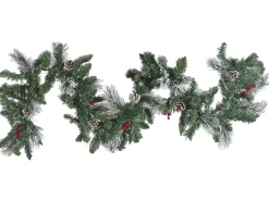 Hot Beliani Festone di Natale LED WAPTA Verde Bianco Verde