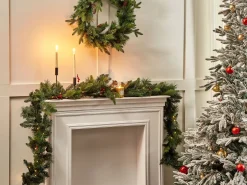 Hot Beliani Festone di Natale LED WHITEHORN scuro Verde